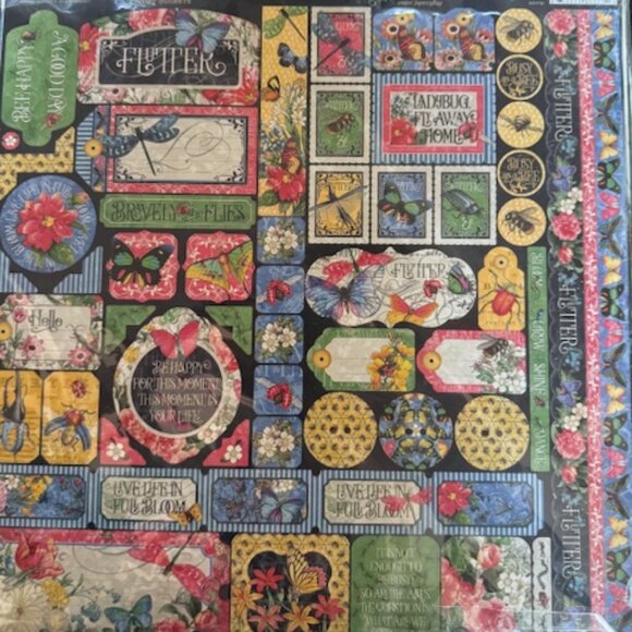 Discountinued Graphic 45 Flutter Collection Pack - Picture 4 of 14